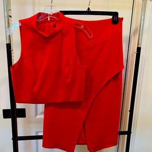 Black Halo Juma two piece dress